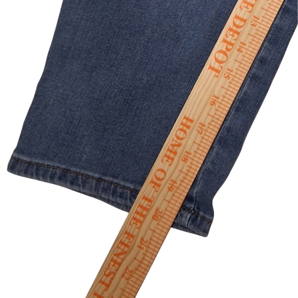 EUC Gloria Vanderbilt Sz. 8 Blue High Rise Capris Jeans - Picture 8 of 13